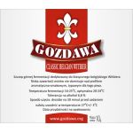 Drożdże górnej fermentacji Gozdawa Classic Belgian Witbier (CBW)