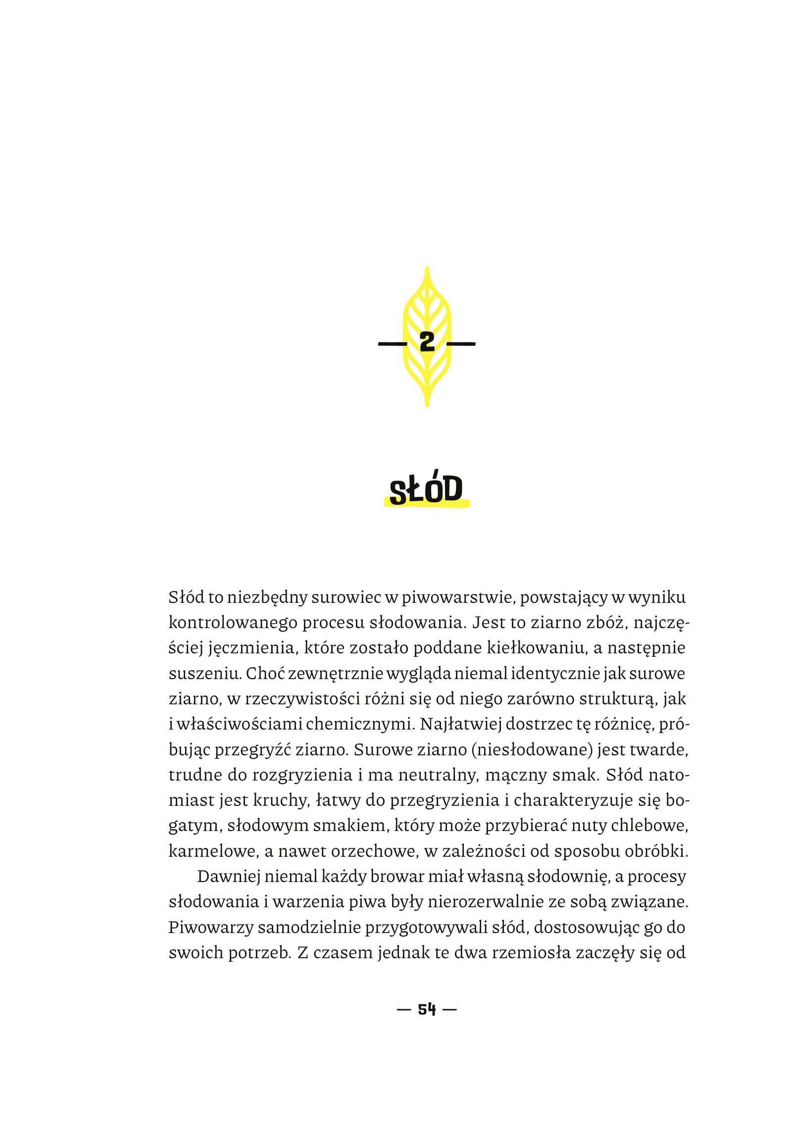Fragment książki, strona 54 - Słód